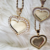 Double Sided Heart Necklace