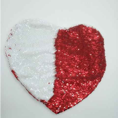 Red+White Flip Sequins Pillow Case